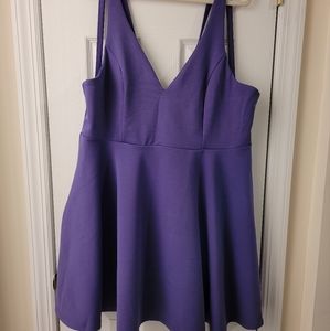 Purple A-line Shein Dress 3XL